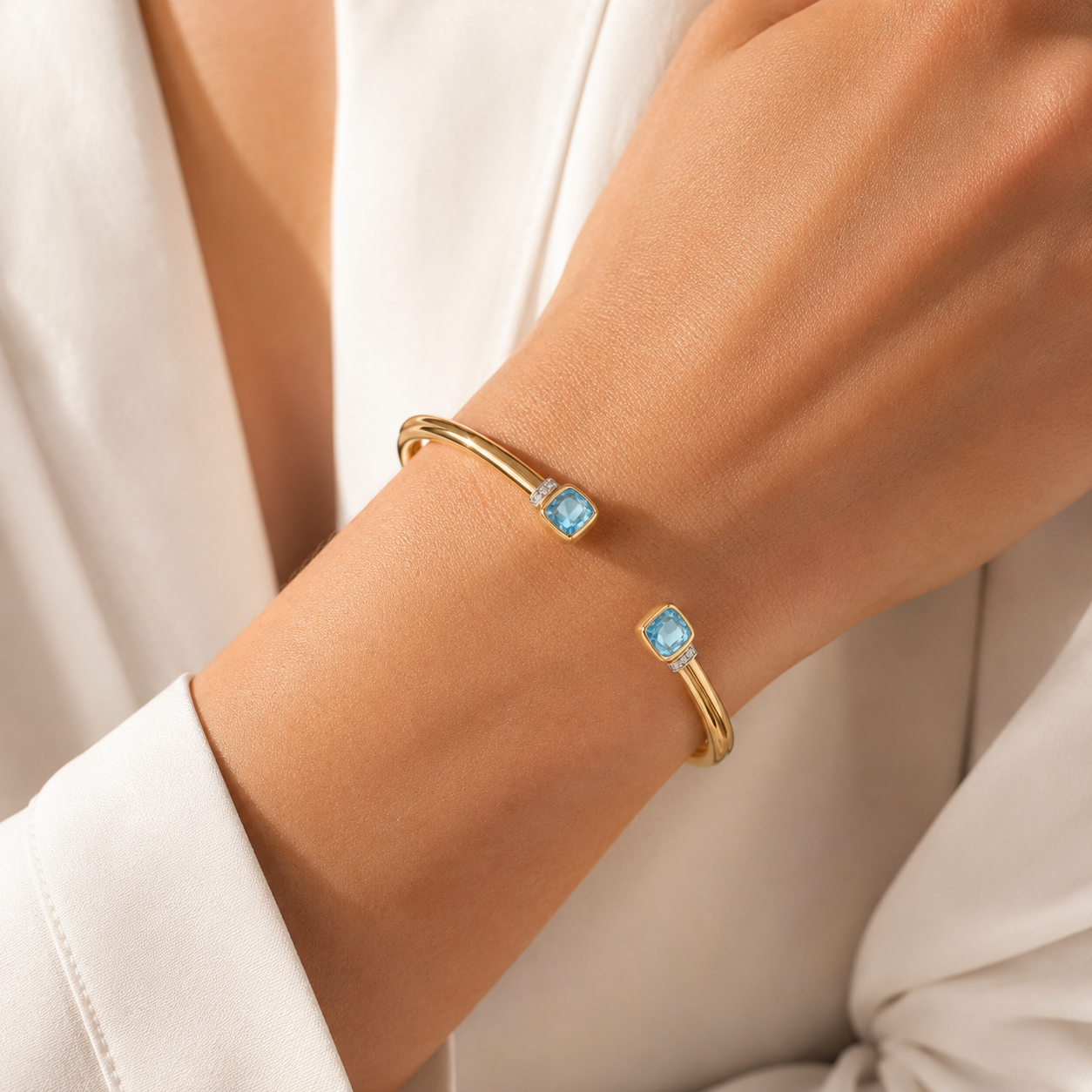 Azure Glow Bracelet