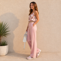 Pink Shimmer Pants