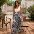 Sleeveless Navy Dress